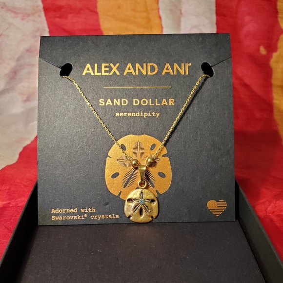 Alex and Ani Jewelry - Alex And Ani Swarovski gem sand dollar necklace